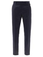 Matchesfashion.com Dolce & Gabbana - Slim-leg Wool-blend Tailored Trousers - Mens - Navy