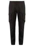 Stone Island Double-pocket Cotton-blend Cargo Trousers