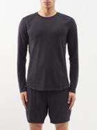 Lululemon - Drysense Recycled-fibre Long-sleeved T-shirt - Mens - Black