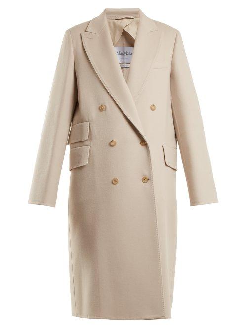 Matchesfashion.com Max Mara - Armonia Wool And Cashmere Coat - Womens - Beige