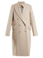 Matchesfashion.com Max Mara - Armonia Wool And Cashmere Coat - Womens - Beige