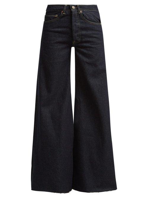 Matchesfashion.com Raey - Loon Wide Leg Jeans - Womens - Indigo