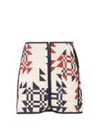 Isabel Marant Lickly Geometric-print Mini Skirt