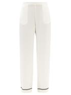 Asceno - London Sandwashed-silk Pyjama Trousers - Womens - White