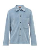 Barena Venezia - Batipai Cotton-corduroy Overshirt - Mens - Light Blue