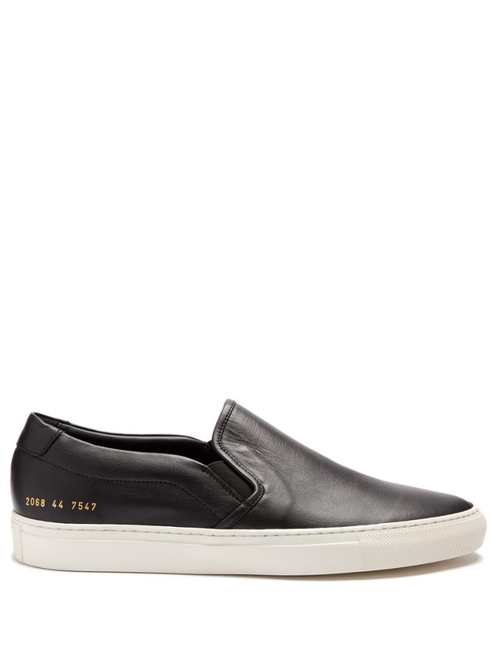 Common Projects Retro Leather Slip-on Trainers