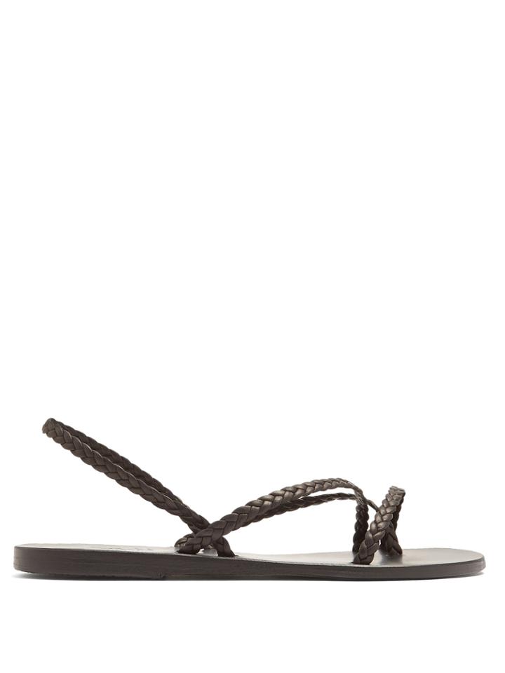 Ancient Greek Sandals Yianna Braided-leather Sandals