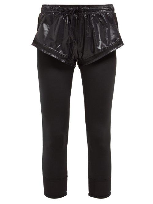 Matchesfashion.com Adidas By Stella Mccartney - Essential Double Layer Leggings - Womens - Black