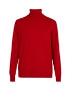 Matchesfashion.com Presidents - Washed Wool Roll Neck Sweater - Mens - Red