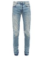 Matchesfashion.com Amiri - Thrasher Distressed Slim Leg Jeans - Mens - Indigo