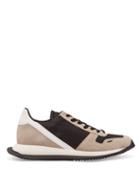Matchesfashion.com Rick Owens - Suede Low Top Trainers - Mens - Grey Multi