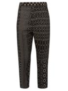 Matchesfashion.com Haider Ackermann - Cropped Jacquard Trousers - Mens - Grey