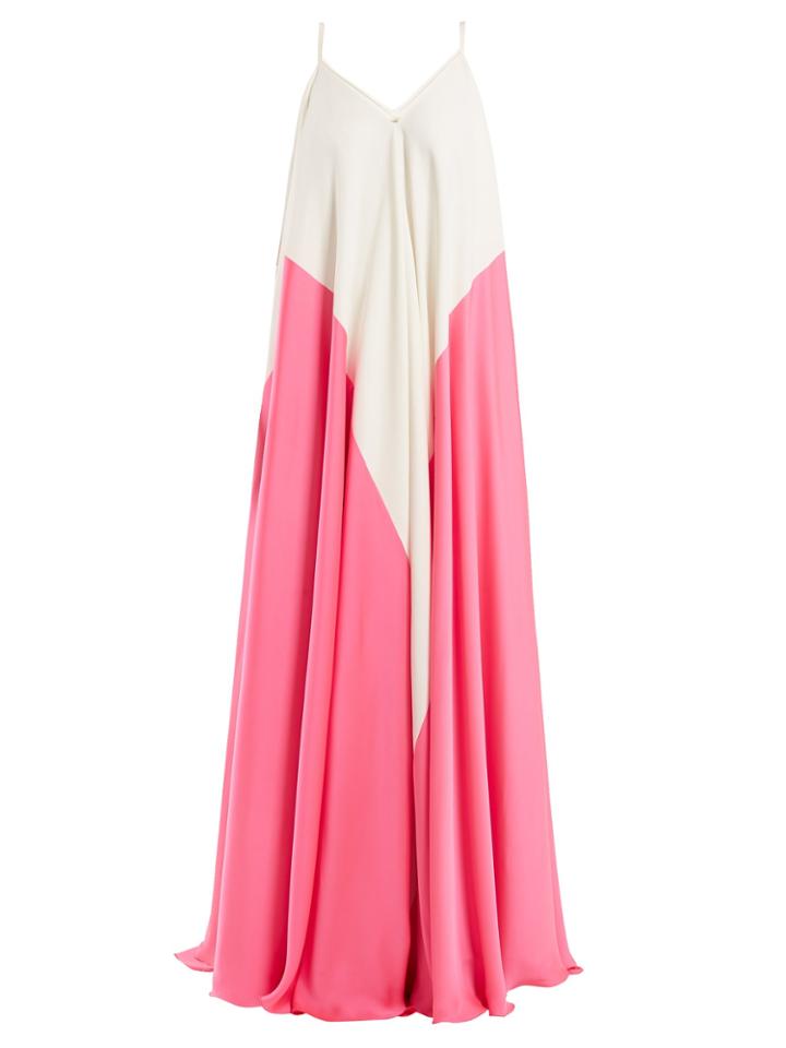 Maison Rabih Kayrouz Two-tone Crepe Dress