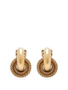 Matchesfashion.com Balenciaga - Rope Chain Hoop Earrings - Womens - Gold