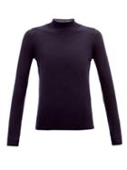 Matchesfashion.com Joseph - Cashair High-neck Cashmere Sweater - Womens - Navy