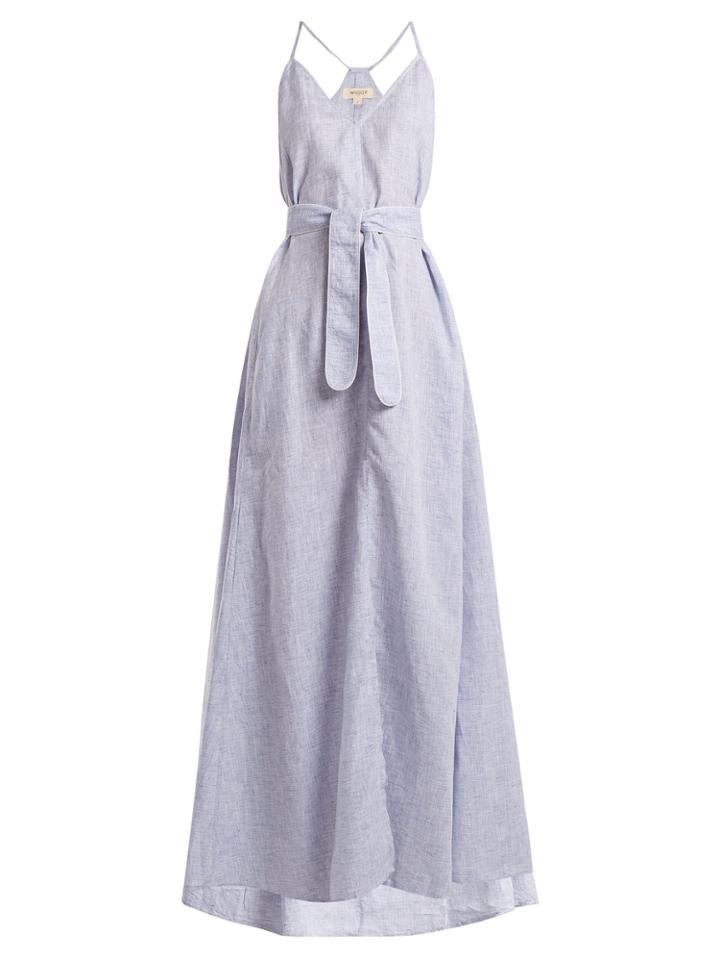 Wiggy Kit Marina Linen Maxi Dress