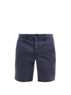 Matchesfashion.com Rag & Bone - Classic Cotton-blend Twill Chino Shorts - Mens - Navy