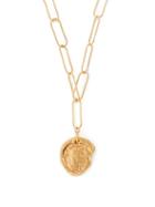Matchesfashion.com Alighieri - The Peacekeeper Coin Charm Gold Plated Necklace - Womens - Gold