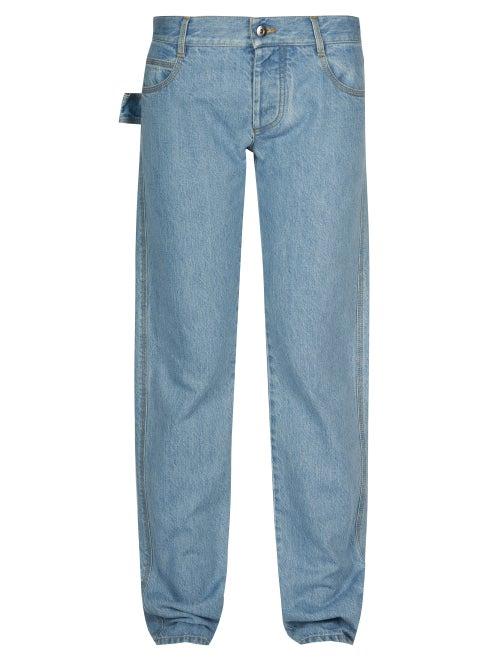 Bottega Veneta - Straight-leg Jeans - Womens - Light Denim