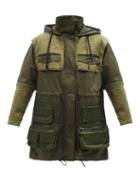 Ladies Rtw Fendi - Ff Vertigo-jacquard Cotton-blend Shell Jacket - Womens - Green