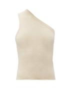 Matchesfashion.com Extreme Cashmere - No.108 Asymmetric Stretch-cashmere Sweater - Womens - Cream