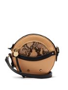 See By Chloé Rosy Circular Mini Leather Cross-body Bag