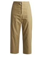 Isabel Marant Sola Patch-pocket Cropped Trousers