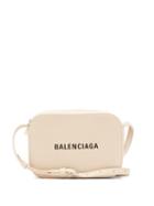 Matchesfashion.com Balenciaga - Everyday Xs Leather Cross Body Bag - Womens - Beige