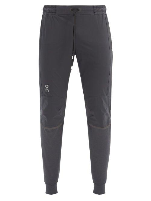 Matchesfashion.com On - Panelled Technical-jersey Track Pants - Mens - Black