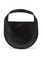 Jil Sander - Semi-circle Small Leather Shoulder Bag - Womens - Black