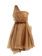 Preen By Thornton Bregazzi Dominique One-shoulder Silk Dress