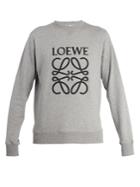 Loewe Logo-embroidered Cotton-jersey Sweatshirt
