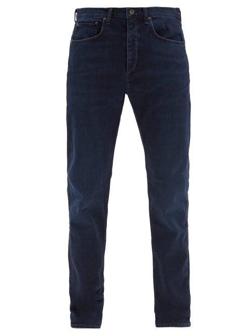 Matchesfashion.com Rag & Bone - Slim-leg Cotton-blend Jeans - Mens - Dark Blue