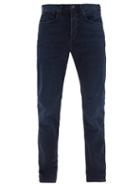 Matchesfashion.com Rag & Bone - Slim-leg Cotton-blend Jeans - Mens - Dark Blue