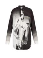 Matchesfashion.com Vetements - Marilyn Manson Print Cotton Shirt - Mens - Black Multi