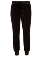 Muveil Mid-rise Slim-leg Velvet Trousers