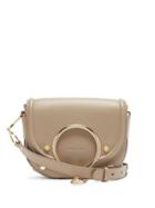 Matchesfashion.com See By Chlo - Mara Grained Leather Cross-body Bag - Womens - Grey Multi