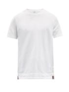 Thom Browne - Tricolour-stripe Cotton-piqu T-shirt - Mens - White