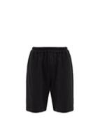Matchesfashion.com Jil Sander - Drawstring Cotton-jersey Track Shorts - Mens - Black