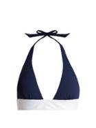 Matchesfashion.com Heidi Klein - Harbour Island Bikini Top - Womens - Navy White