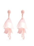Oscar De La Renta Impatiens Clip-on Earrings
