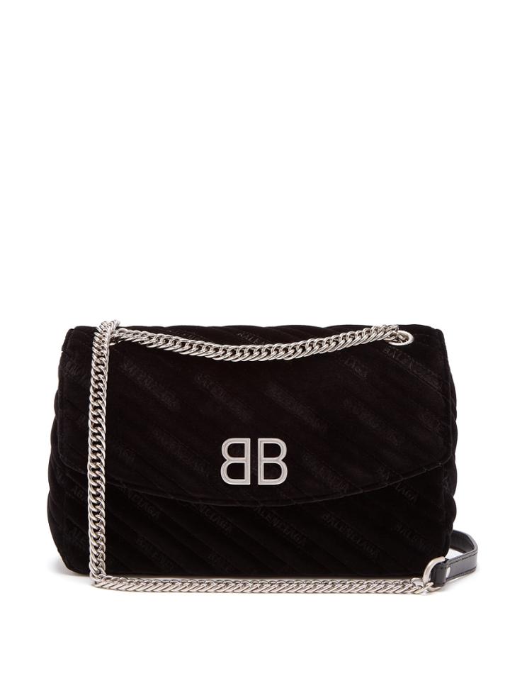 Balenciaga Bb Round M Velvet Bag
