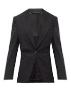 Matchesfashion.com Acne Studios - Jereni Cinched-waist Single-breasted Blazer - Womens - Black