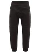 Neil Barrett - Tapered-leg Quilted-jersey Track Pants - Womens - Black