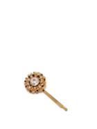 Matchesfashion.com Rosantica By Michela Panero - Caos Crystal Embellished Hair Slide - Womens - Gold
