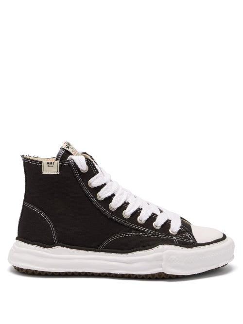 Mihara Yasuhiro - Peterson Original Sole Canvas High-top Trainers - Mens - Black