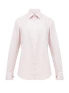 Matchesfashion.com Emma Willis - Selva French Cuff Cotton Shirt - Womens - Pink