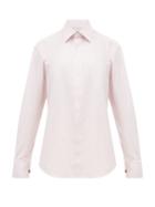 Matchesfashion.com Emma Willis - Selva French Cuff Cotton Shirt - Womens - Pink