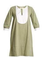 Wiggy Kit Tux Trapeze Cotton Dress