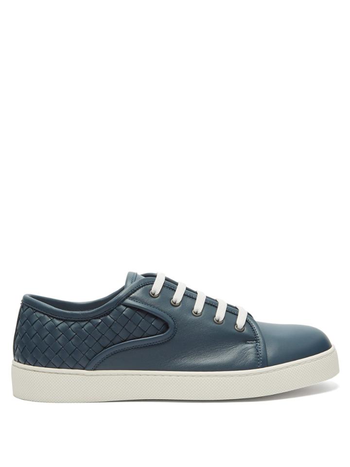 Bottega Veneta Dodger Intrecciato Leather Low-top Trainers